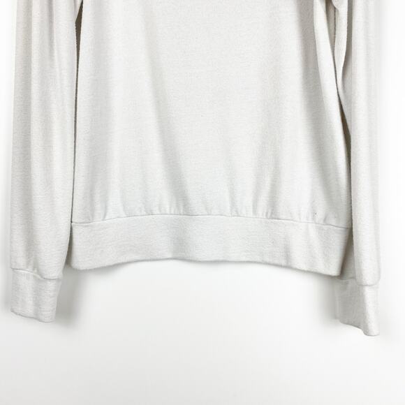 Wilfred Free Antonova Lace Up Knit Blouse Aritzia Lightweight Womens Size Small - Picture 11 of 12